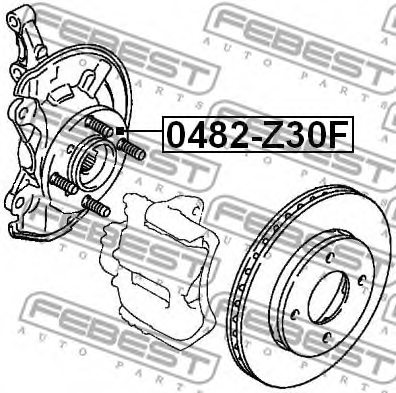 FEBEST 0482-Z30F Wheel Hub
